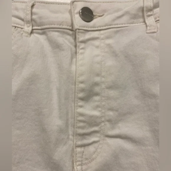 H&M WHITE DENIM SKIRT - Picture 3 of 4